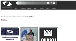 Desktop Screenshot of colegiodederechodisciplinario.com